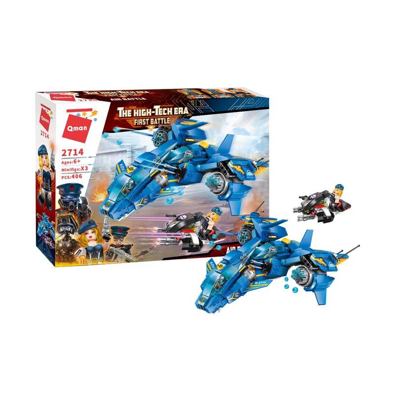 Jual Qman The High Tech Era First Battle 2714 Air Battle Blocks Stacking Toys Online Oktober 2020 Blibli Com