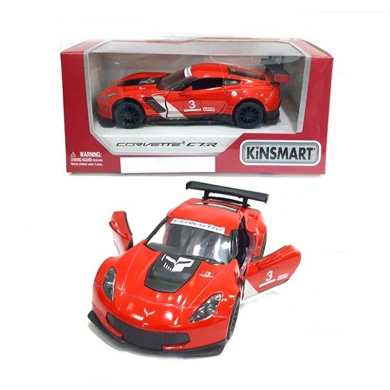 Promo Kinsmart 19 5397w Corvette C7r Race Car Die Cast Red [1-32
