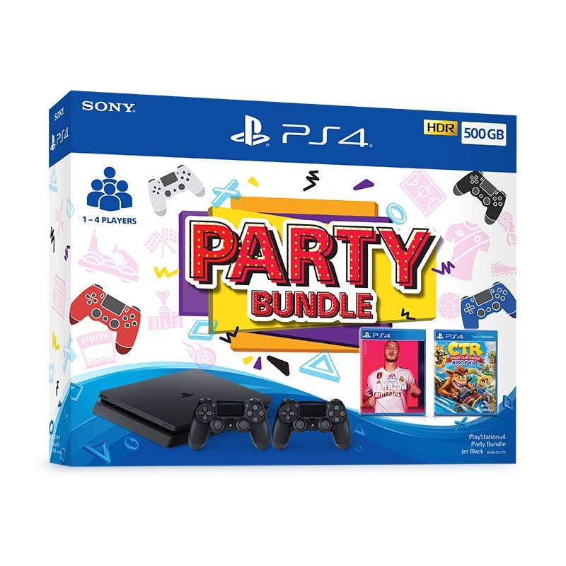 Jual PS4 Slim 500GB Bundle Party Garansi Sony Indonesia Extra