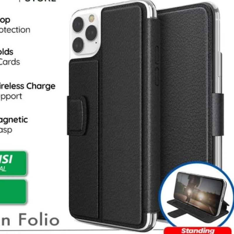 Iphone 11 pro max leather folio