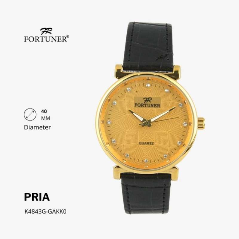 Promo Fortuner Jam Tangan Classic Fashion Pria Analog Kulit - Main Image