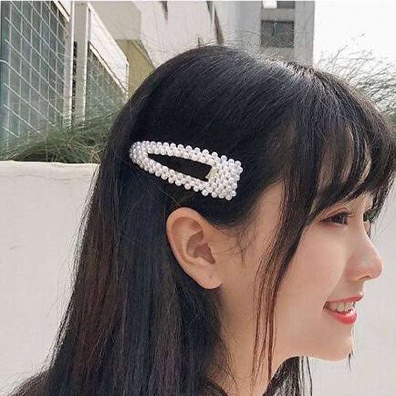 Jual Jennie Hair Clip Pearl Penjepit Rambut Mutiara Trend Korea Di Seller Tokoviashopp Titi Papan Kota Medan Blibli