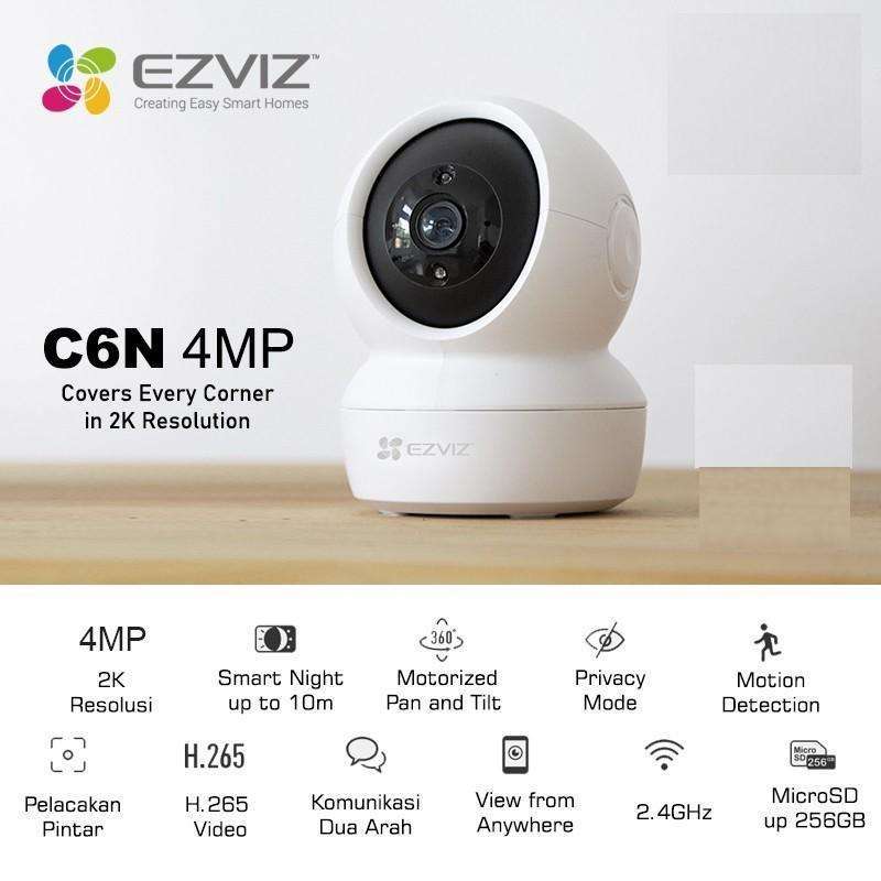 Ipcam Babycam wireless EZVIZ C6N 4MP by HIKVISION