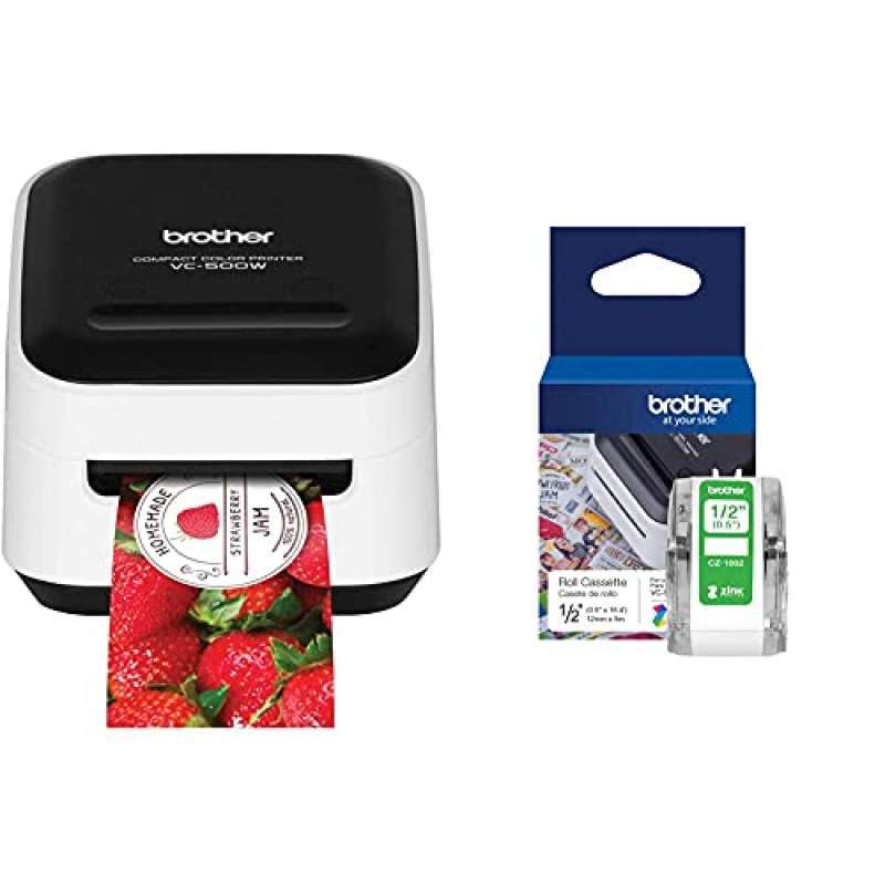 Promo Brother VC-500W Versatile Compact Color Label and Photo ...