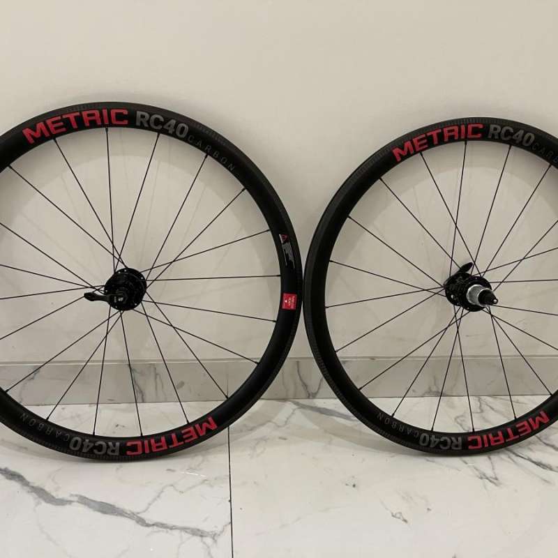 Jual Wheelset Metric RC40 Carbon Tubeless Ready Rim Brake 700C