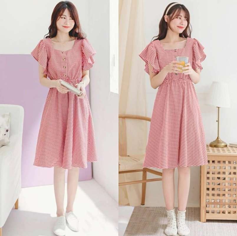 Jual Baju Dress Wanita Korea Kekinian Kotak Audia Casual Dress Ld 100 Hitam Di Seller Butikonline83 Kesawan Kota Medan Blibli