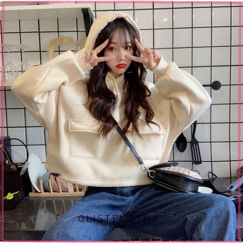 Hoodie wanita korean style discount