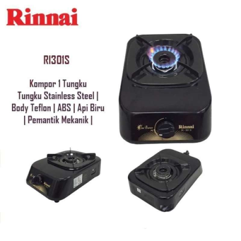 Promo Rinnai RI-301 S Kompor Gas 1 Tungku RI-301S / RI301S Diskon 41% di  Seller automotif store - Cengkareng Timur, Kota Jakarta Barat | Blibli