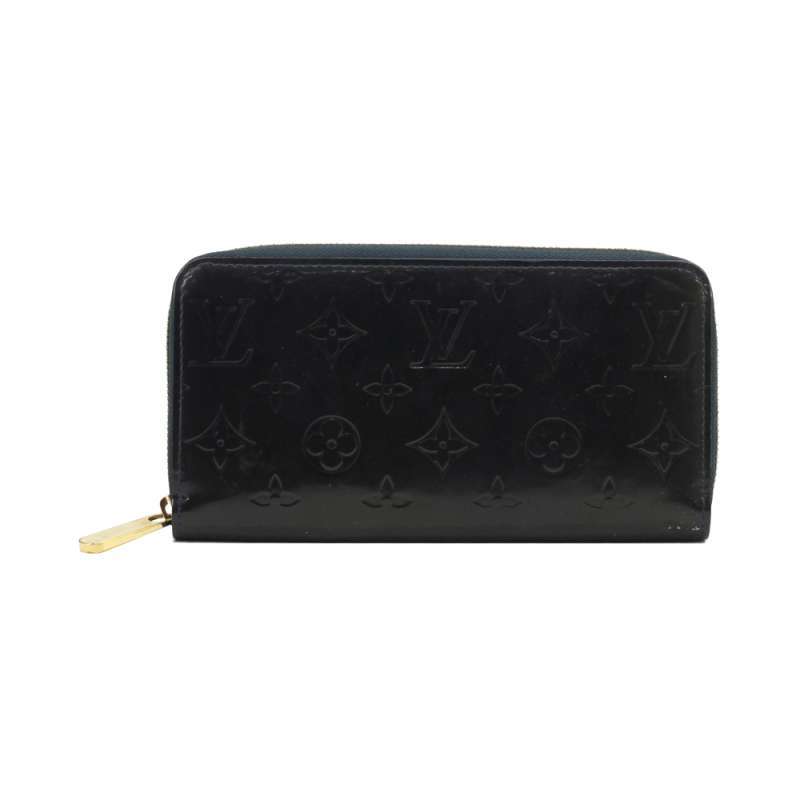 Louis Vuitton Zippy Long Wallet Blue Nuit Green - Small Leather