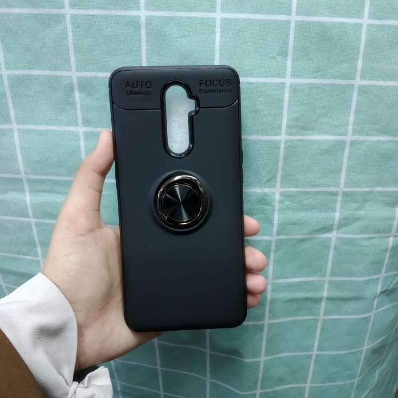 Jual Realme X2 Pro Case Ring Soft Cover Case Hitam Di Seller