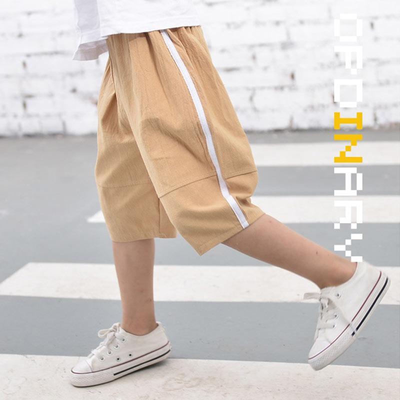 Jual Eds Children Summer Casual Capris Cotton Loose Harem Pants With Elastic Waist For Boys Murah Maret 2020 Blibli Com