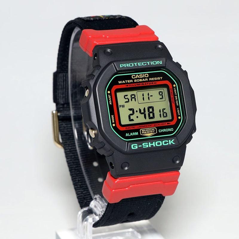 Jual Casio G Shock Dw 5600thc 1dr Jam Tangan Pria Hitam Nylon Online Desember 2020 Blibli