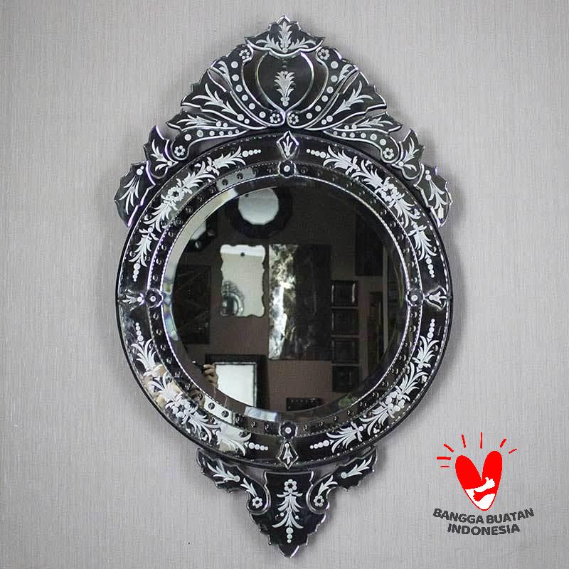 Jual Seratjati Mirror Venetian Hias Ruang Tamu Bulat Kaca Cermin Online Oktober 2020 Blibli Com