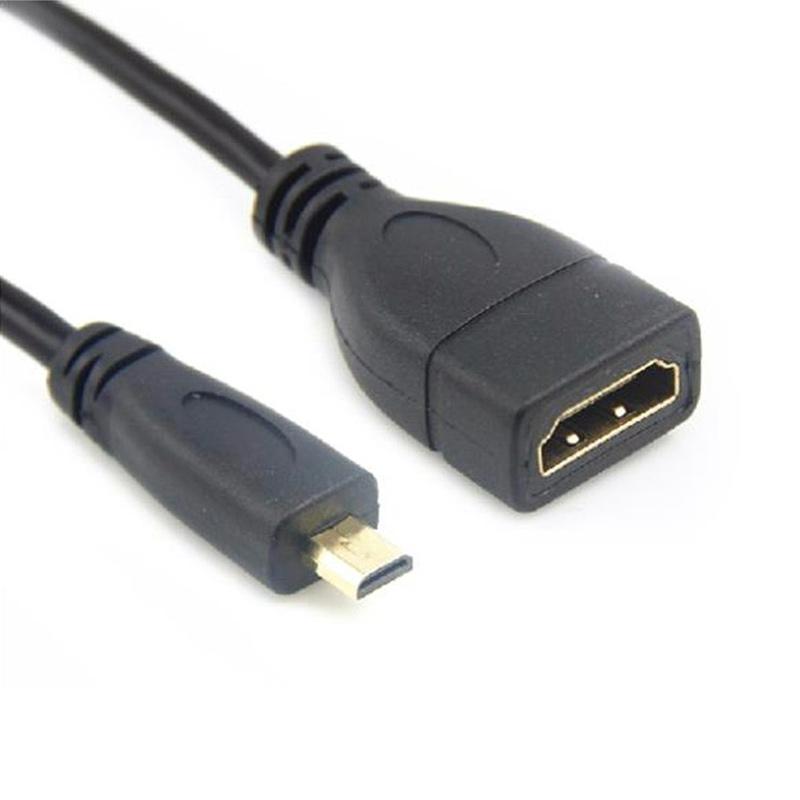 Jual Iit Micro Hdmi D Male Plug To Hdmi Female Jack Adapter Convertor Short Cable 1080p 0 15 M Online September 2020 Blibli Com