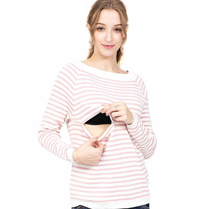 Kereda Womens Ladies Maternity Mom Nursing Tops Short Sleeve T-Shirt Layered Design Breastfeeding Clothes