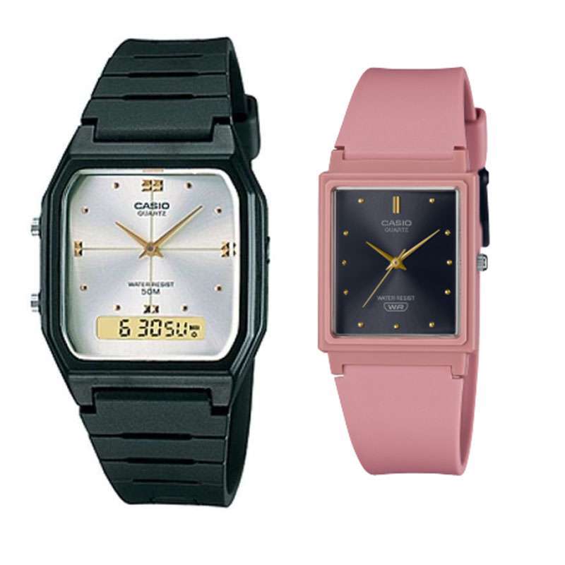 JAM TANGAN COUPLE ORIGINAL CASIO AW 48HE 7A WITH CASIO MQ 38UC 4ADF JAM COUPLE ORIGINAL CASIO AW 48HE 7A WITH CASIO MQ 38UC 4ADF