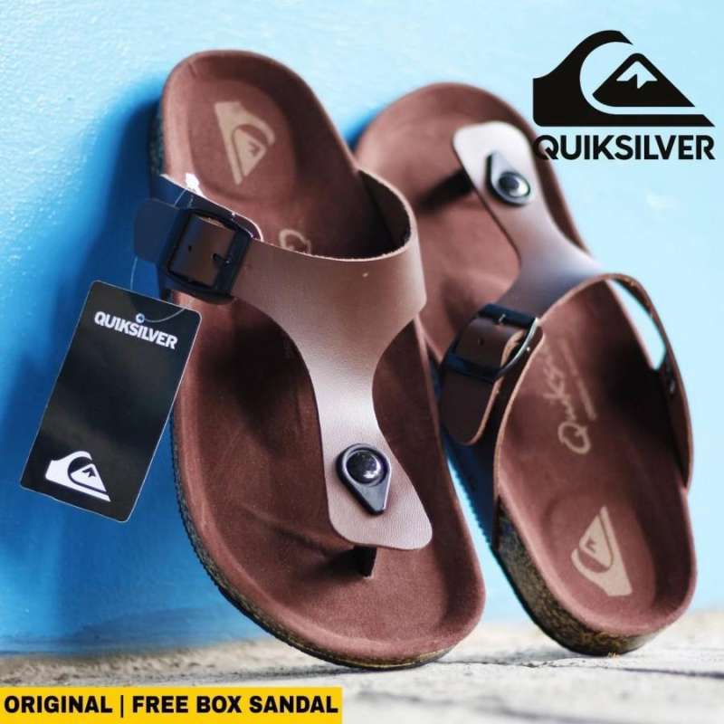 Jual SANDAL JEPIT QUIKSILVERR ORIGINAL 40 Cokelat di Seller Usa
