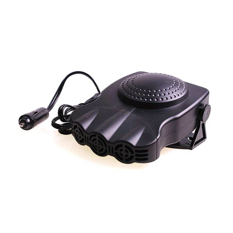 BAC0 12V Fan Cooling Air Fan Suction Cup Mini Car Truck Vehicle Adjustable Black