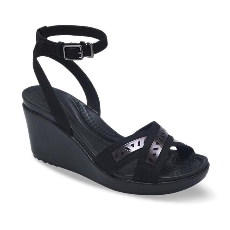 crocs women's leigh wedge sandal