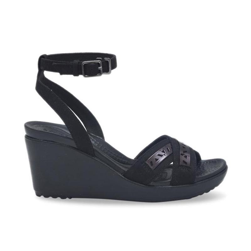 crocs women's leigh wedge