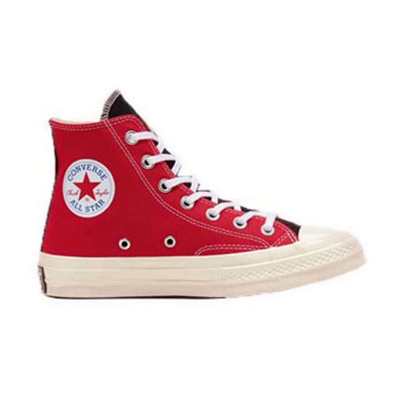 Jual Sneakers Originals Converse Chuck 70 Hi Logo Play White University Red Black Egret Online November 2020 Blibli Com