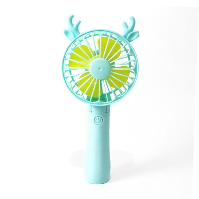 Jual Kipas Mini Lipat Karakter Rusa Handy Portable Mini Fan Online