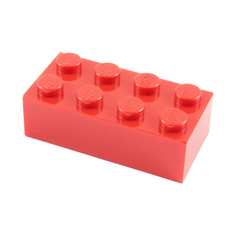 Brand New LEGO Bricks 2x4 x 50 pcs Red