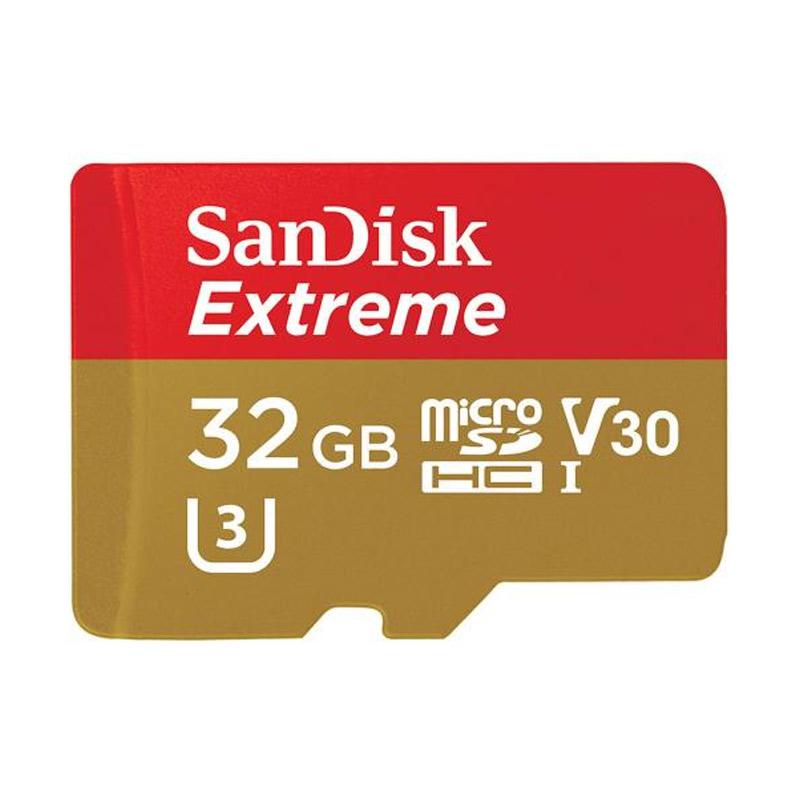 Jual Sandisk Extreme Micro Sd Memory Card 32gb 100 60 Mb S Online November 2020 Blibli