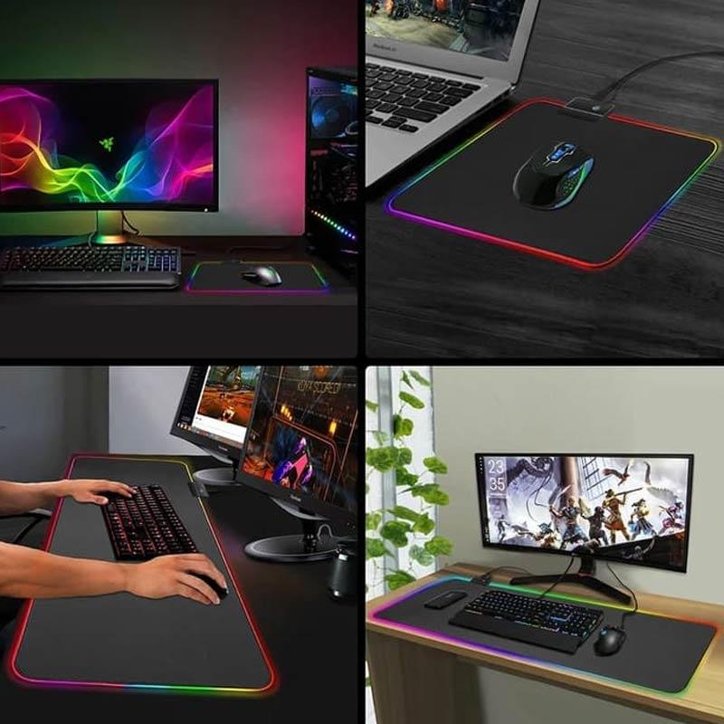 Jual Rgb Rgb Desk Anti Slip Gaming Mouse Pad 300 X 780 X 4mm Online Desember 2020 Blibli