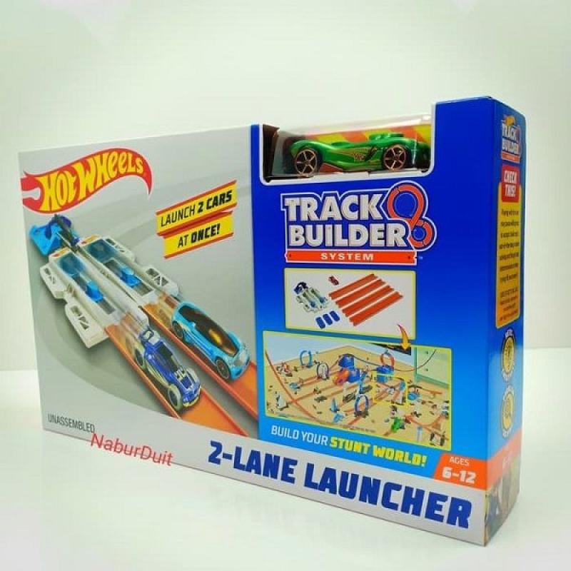 hot wheels 2 lane launcher