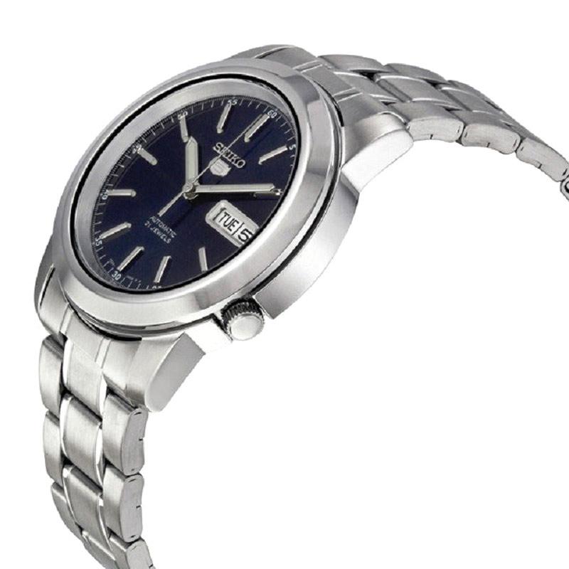 seiko 5 automatic 21 jewels blue dial