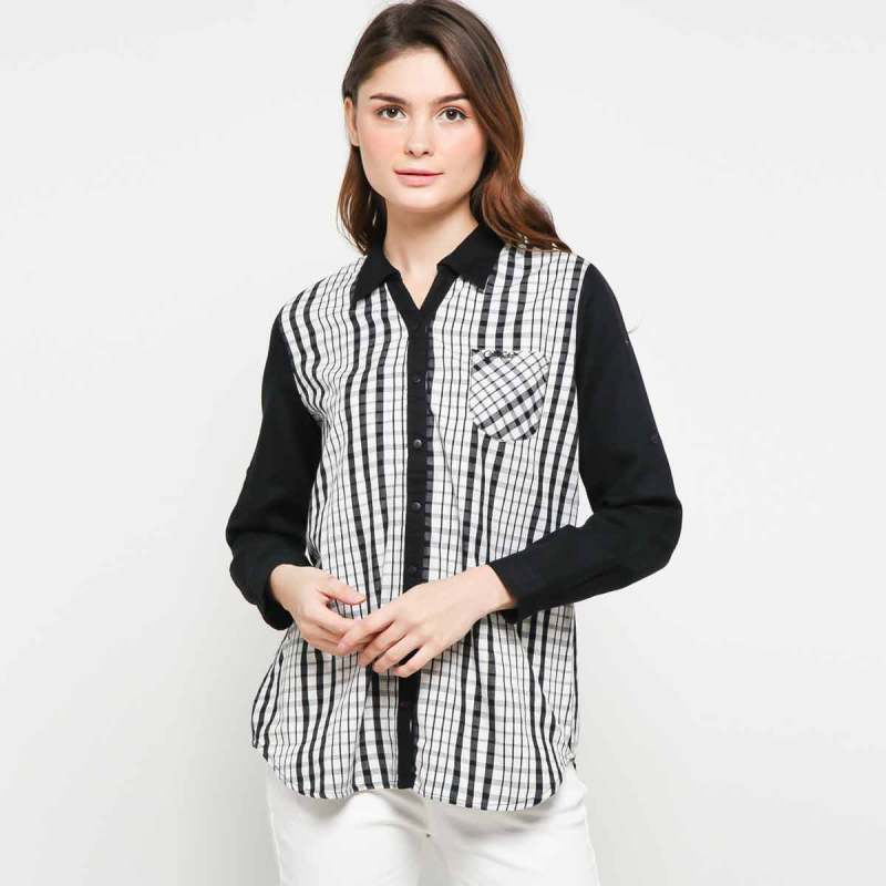 Jual Cressida Ladies Krth 892884 Jocelyn Shirt Kemeja Wanita Black Online Mei 2021 Blibli