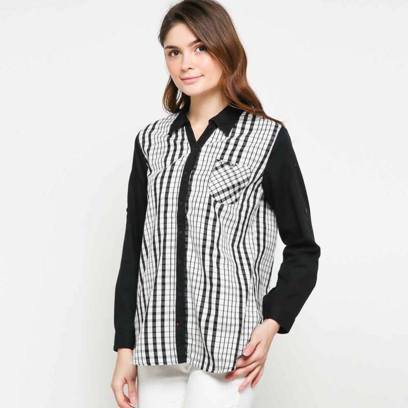 Jual Cressida Ladies Krth 892884 Jocelyn Shirt Kemeja Wanita Black Terbaru Juni 2021 Blibli