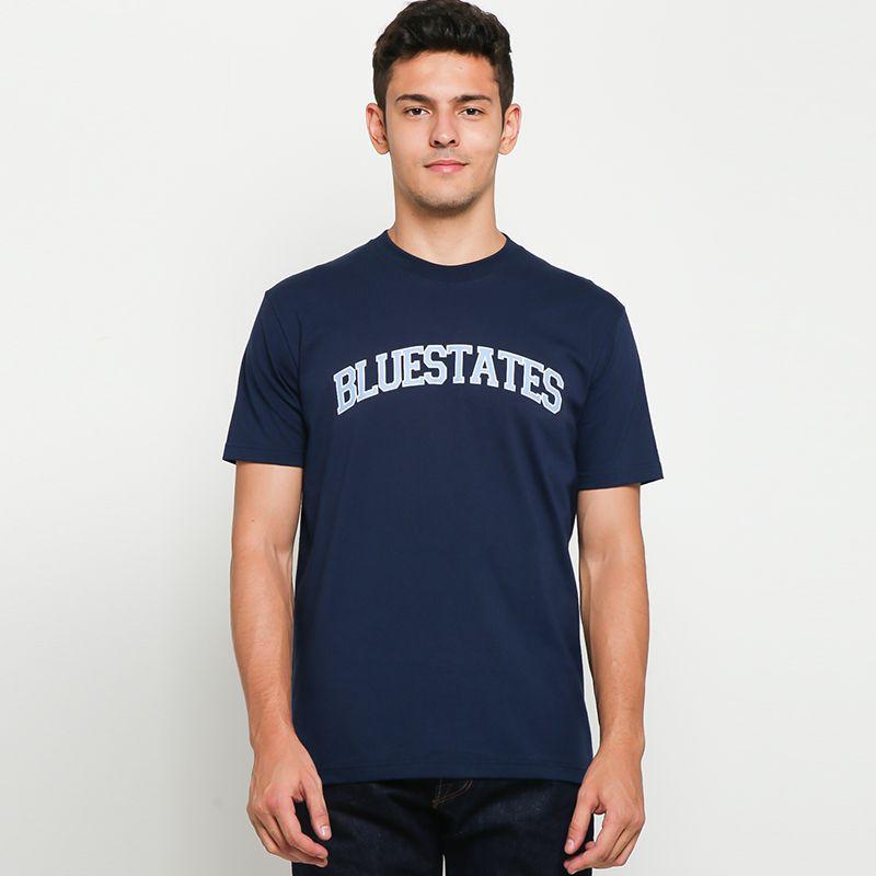 Blue States Campus Tee T-Shirt Pria 