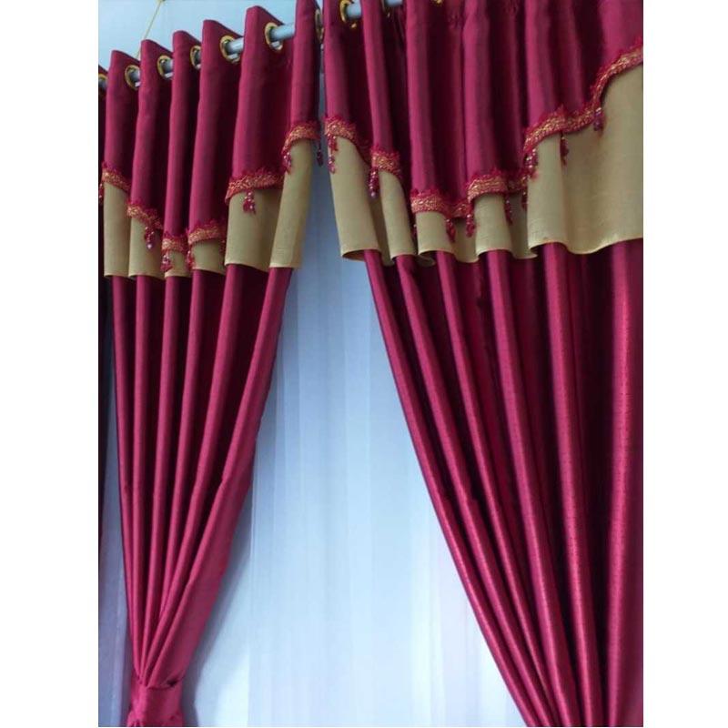 Jual Zahra Gorden Blackout Poni Ve Double Emboss Gorden Merah Gold Online Oktober 2020 Blibli Com