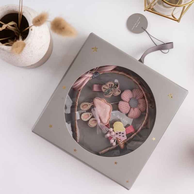 i tech berjaya arami kids hair accessories gift box bando jepit ikat rambut anak