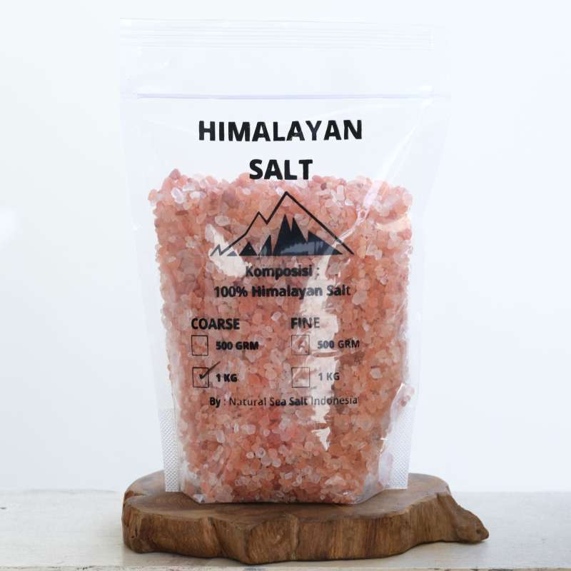 Jual Himalayan Salt Garam Himalaya Coarse 1 Kg Online September 2020 Blibli Com