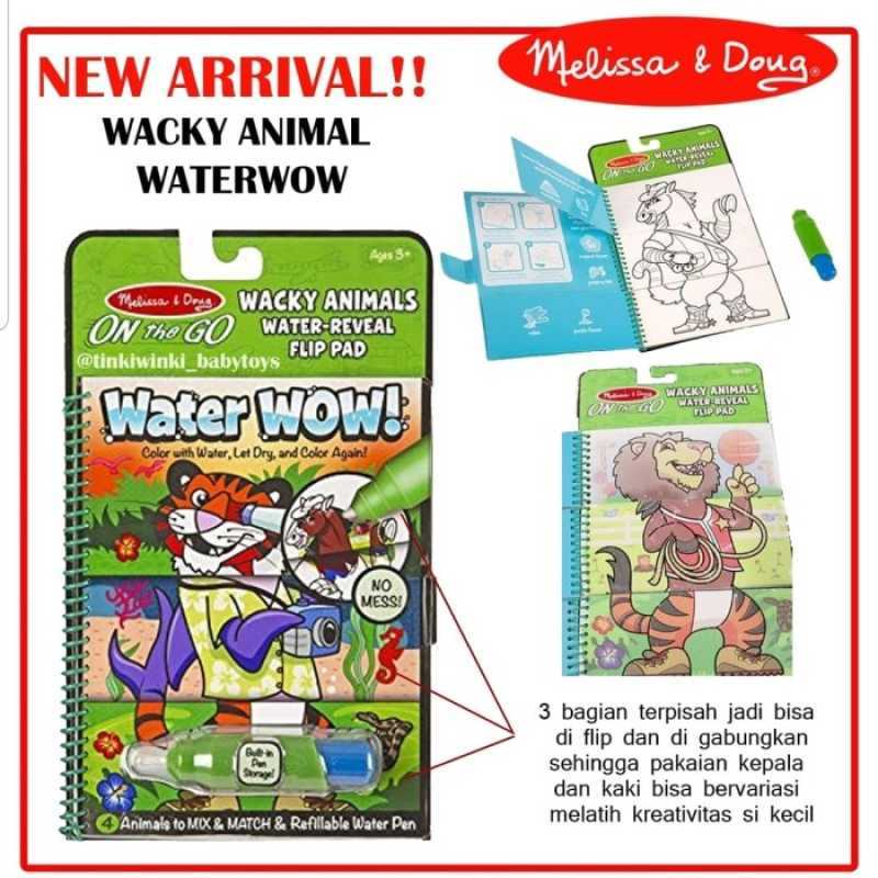 Water Wow! Wacky Animals Water Reveal Pad