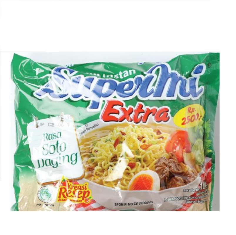 Jual Supermi Extra Soto Daging 110g Online Januari 2021 Blibli