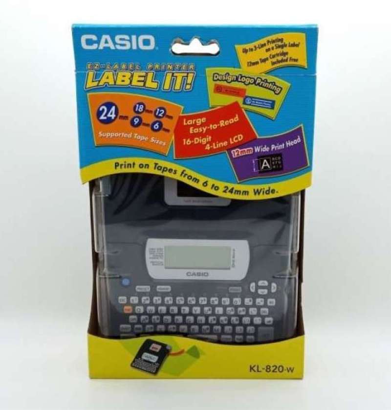 Alat / Mesin Label Harga Casio KL-820 Label It (Pengganti KL 7200)
