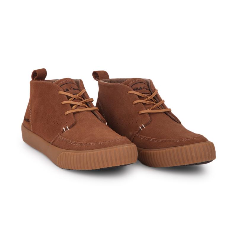 Jual Fila X Vespa Chukka Sepatu Jalan Pria Brown 1956 Di