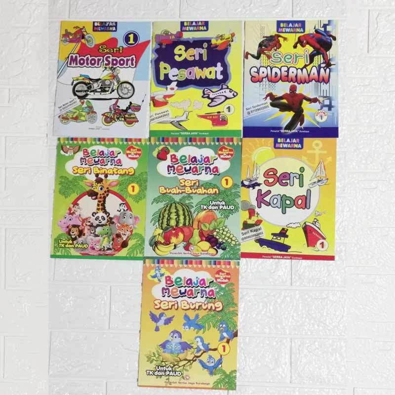 Jual Oem Seri 1 Buku Belajar Mewarnai 3 Pcs Murah Mei 2021 Blibli
