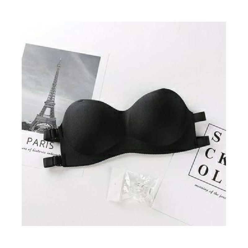 Jejo Invisible Push Up Sexy Strapless Bra Anti Slip Bralette
