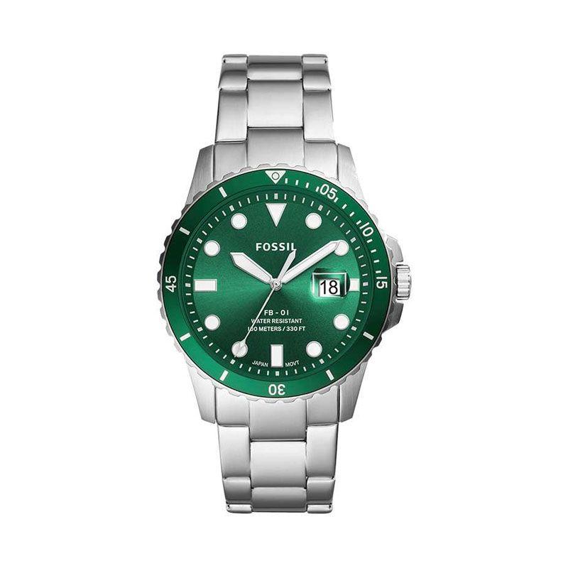 Jual Fossil Men Green Dial Stainless Steel Strap Jam Tangan Pria Fb 01 Fs5670 Online November 2020 Blibli