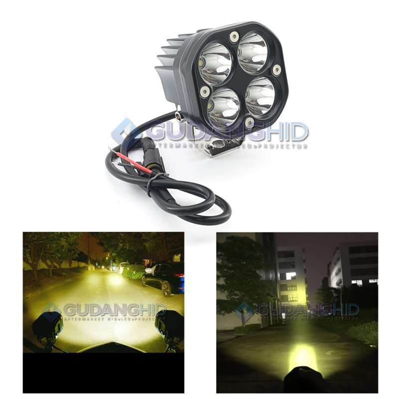 Jual Lampu Tembak Sorot Led Cree 40w Cwl 4 Mata Led Cree Xml Super Terang Online September 2020 Blibli Com