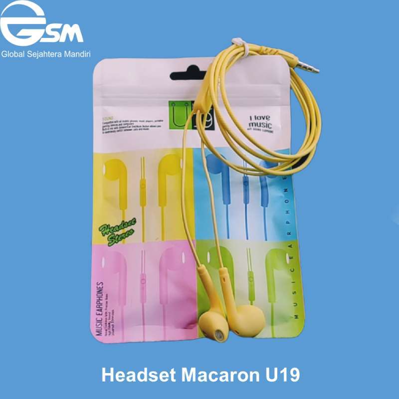 Jual HEADSET MACARON U19 di Seller Global Sejahtera Mandiri