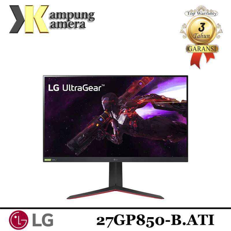 LG 27GP850-B ATI 27” UltraGear Nano IPS 1ms Gaming Monitor G-SYNC