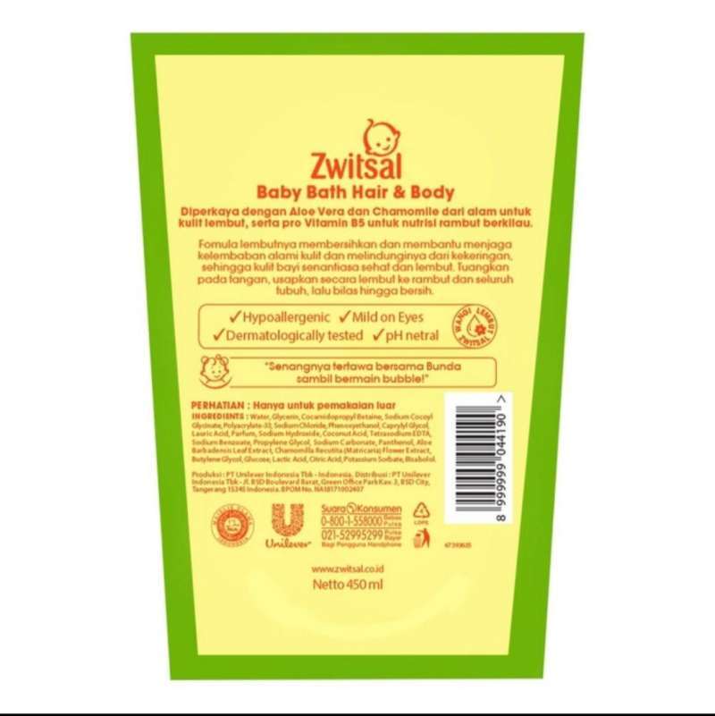Jual Zwitsal 2 In 1 Baby Bath 450 Ml Online September 2020 Blibli Com