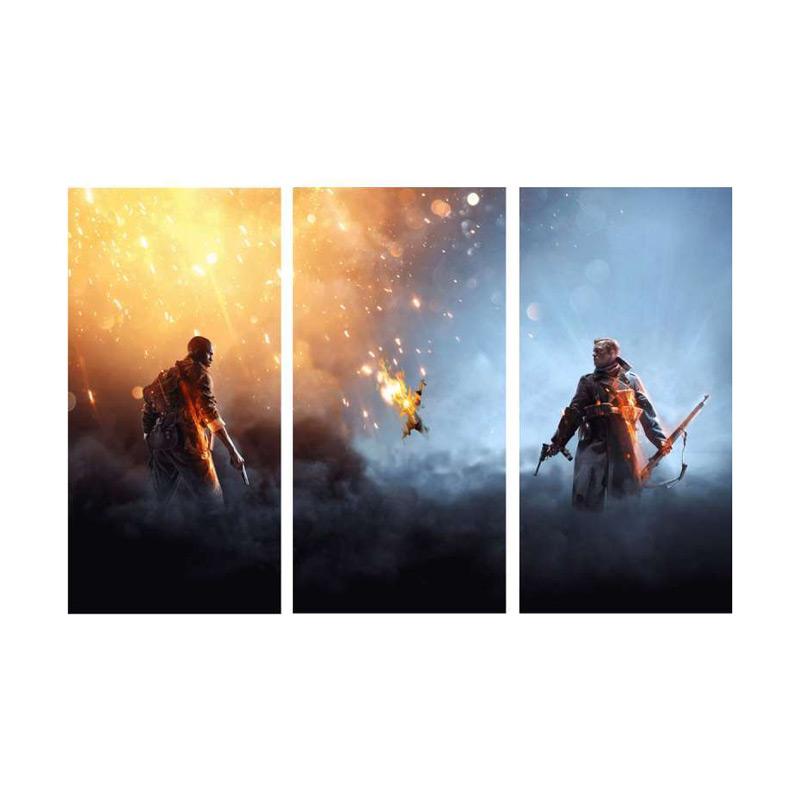 Jual Art Tho Battle Piercing Wall Canvas Frame Lukisan Digital Online Januari 2021 Blibli