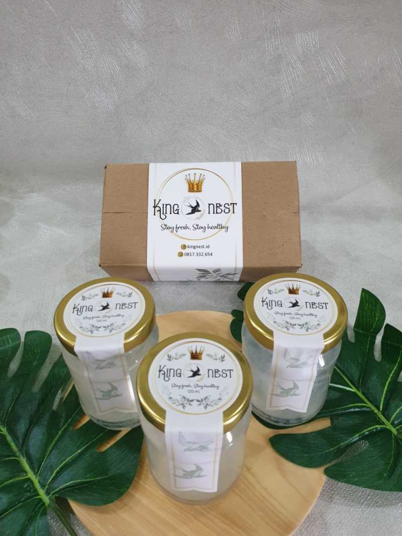 Jual KING NEST Minuman Sarang Burung Walet Concentrated 20% [120 mL/ 3 pcs]  di Seller King Nest - Kota Bandar Lampung, Lampung | Blibli